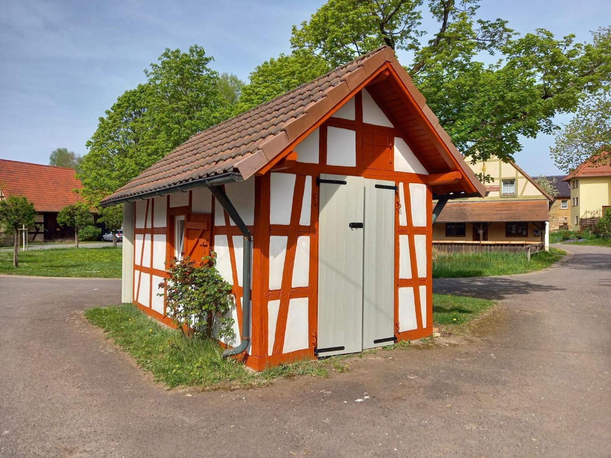 Ferienwohnung Pfadenhauer Pfarrweisach Exterior foto